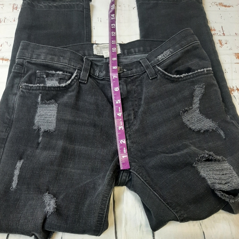 Current Elliott cropped straight townhouse jeans - Picture 6 of 11